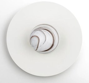 Aplica de perete moderna PIAVA alba