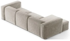 Coltar 3 locuri Bergamo velur reiat L304 cm