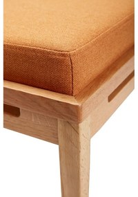 Bancă portocalie/crem Amber – Hübsch