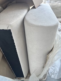 OFERTA Canapea extensibila in forma de U SEVIO 311x145 cm, crem + 2 perne GRATUIT II. calitate