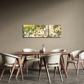 Tablou - Margarete (cu ceas) (90x30 cm)