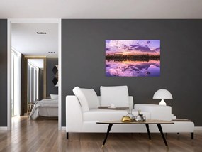 Tablou cu cerul violet (90x60 cm)