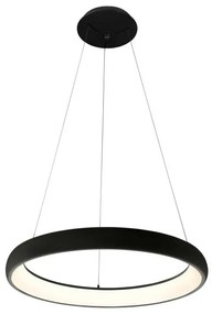 Lustra LED cu telecomanda design circular ANTONIO 81 CCT BK