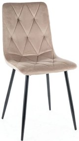 Scaun de bucaterie Tom Velvet, bej