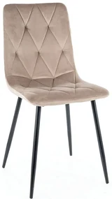 Scaun de bucaterie Tom Velvet, bej