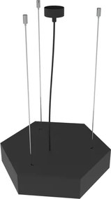 Lustră LED suspendată pe cablu, 20W/230V, neagră