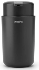Dozator pentru sapun lichid Brabantia ReNew 1003133, 250ml, Baza antiderapanta, Fara picurare, Gri inchis