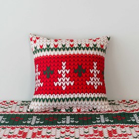 Fata de perna din microfibra FROSTED CHRISTMAS 45x45 cm, colorat