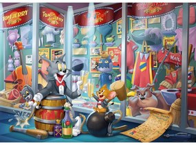 PUZZLE TOM SI JERRY 1000 PIESE DESIGN NOU - RAVENSBURGER (RVSPA00408)