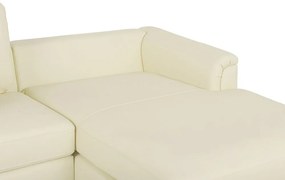 Colțar din piele Oulu (crem) (D) . 1008845