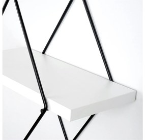Raft decorativ de perete Duvelo 15 (alb) . 1093637