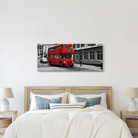 Tablou - Londra cu autobuz (120x50 cm)