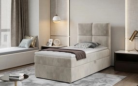 Pat lemn masiv BoxSpring Rivia 90x200 - Paros 05