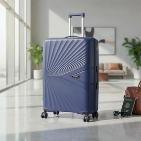 Valiză mare TravelLux Endure cu hardtop 50x78x30 cm albastru închis