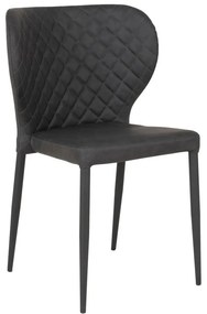 Scaune de dining gri-închis 4 buc. Pisa – House Nordic