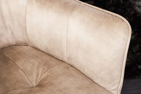 Set de 2 scaune pivotante Loft, sampanie