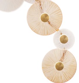 Aplică LED MAXLIGHT W0354 ALLURE 10xLED/4,3W/230V auriu