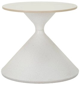 Măsuță auxiliară rotundă cu blat ceramic ø 45 cm Fush – Mauro Ferretti