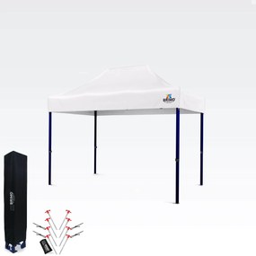 Pavilion de grădină 2x3m - fara 3 pereti - Alb