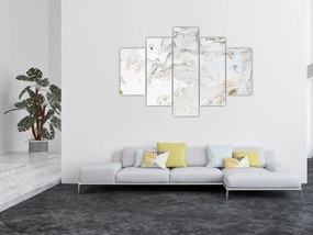 Tablou - Hârtie de ulei cu design de marmură (150x105 cm)