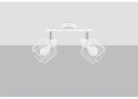 Spot de perete BELUCI 2xE14/40W/230V alb Sollux SL.1112