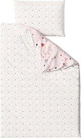 Lenjerie de pat din crepon pentru patut Renforce LOVITA roz Dimensiune lenjerie de pat: 45 x 65 cm | 90 x 140 cm