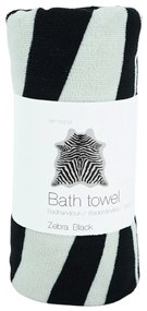 Prosop de baie ZEBRA, alb-negru