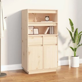 814534 vidaXL Dulap înalt, 60x40x116,5 cm, lemn masiv de pin