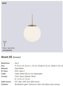 Lustra, Pendul design nordic Grant 25 2010563035 NL