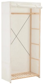 Sifonier, alb, 79 x 40 x 170 cm, material textil Alb, 1