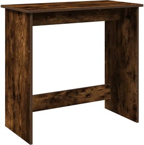 vidaXL Birou Stejar afumat 80x40x75 cm Lemn prelucrat