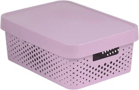 Cutie de depozitare INFINITY DOTS 11L - roz
