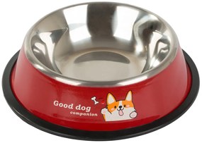 Bol din oțel inoxidabil pentru câini/pisici CAT&DOGS 150 ml - mai multe culori Culoare: Albastru