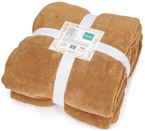 Pătură din imitație blăniță 4Home maro, 150 x 200 cm