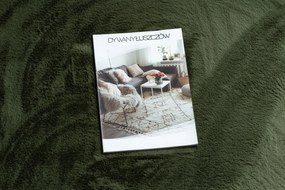 Covor lavabil modern POSH shaggy verde, pluș anti-alunecare