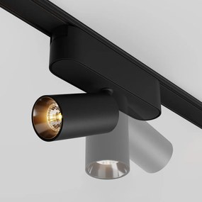 Spot LED, accesoriu pentru sina magnetica Radity, Focus negru 5W 3000K