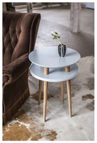 Măsuță auxiliară Ragaba UFO ⌀ 45 cm, alb