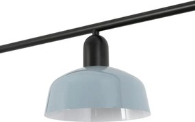Lustra suspendata metal TATAWIN S 3L negru, blue