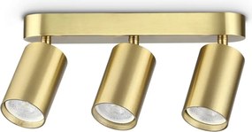 Plafoniera DYNAMITE PL3 LINEAR ROUND OTTONE