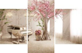 Tablou - Interior de vis cu pian (90x60 cm)
