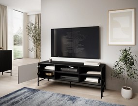 Masuta RTV RAFTT 152x55 cm, negru