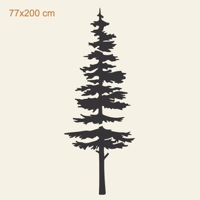 DUBLEZ | Decorațiune copac din lemn pentru perete - Conifer
