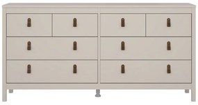 Comodă grej 159x80x38 cm Madrid – Tvilum