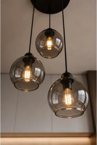 Lustră pe cablu UNO 3xE27/60W/230V neagră
