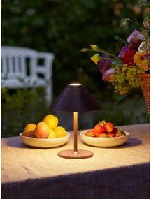 Halo Design 800834 – Lampă de masă HYGGE LED, dimabilă și reîncărcabilă, 3W, baterie 4000 mAh, IP54, vișinie