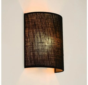 Brilagi - Lampă de perete SEMI 1xE27/15W/230V, Ø 20 cm, negru