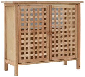 vidaXL Dulap de chiuvetă, lemn masiv de nuc, 66 x 29 x 61 cm