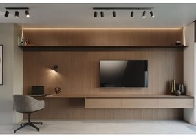 Lampă spot RING 4L 4xGU10/40W/230V negru