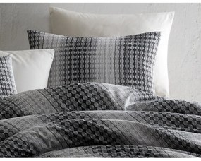 BedTex Lenjerie de pat din bumbac Oberon gri, 220x 200 cm, 2 bucăți 70 x 90 cm