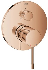 Grohe Essence Baterie cada dus monocomanda incastrata, 3 iesiri, cupru (warm sunset)